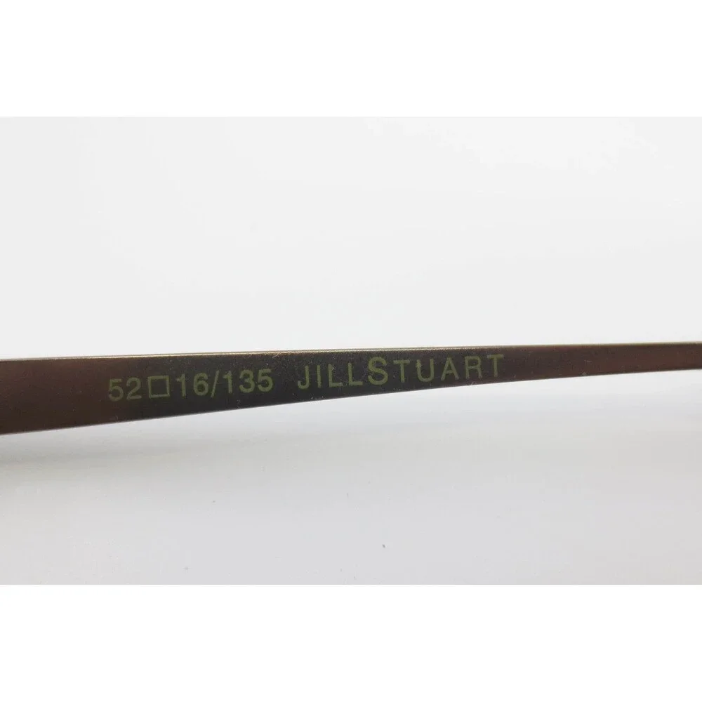 Jill Stuart JS 326 Brown Metallic Cat Eye Eyeglass Frames 52-16-135 JS326